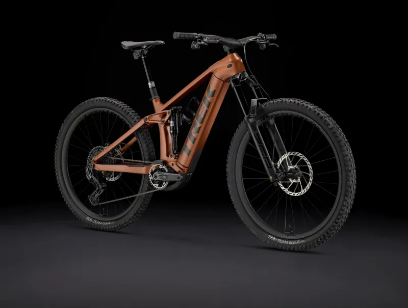 Trek Rail 9.9 X0 AXS Full Suspension Electric Mountain Bike 2024 in Pennyflake-1